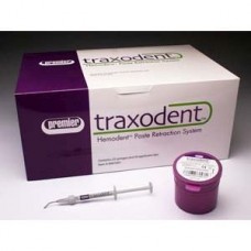 Traxodent 2 шприца по 0,7гр с канюлями Premier жидкая ретракционная нить с гемостатиком. В упаковке