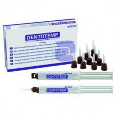 DentoTemp, Automix, 2шпр. 5мл.+20 насадок DTCA2-20 временный цемент для имплантации,  ITENA