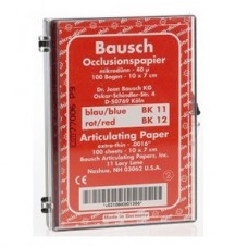 BK-  12 артик.блок.100х70 артикуляционная бумага цвет красный 100 листов, 40мк артикуля Bausch