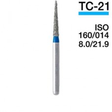 Mani TC-21 ISO 160/014 8.0/21.9 5 штук алмазные боры
