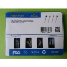 Fibrapost +, 24шт, 4 раймерса, 1 развертка AAA стекловолоконные рентгеноконтрастные внутрикана CHN