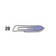 Лезвия скальпеля Fig.20 Лезвия скальпеля стерильные одноразовые 100 шт. Лезвия скальпеля с Romed