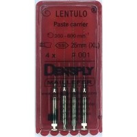 Dentsply Lentulo 25 мм ISO 1 HARD  каналонаполнители машинные для углового наконечника 4шт в 1 уп