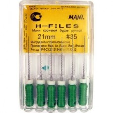 Mani H-file 21мм ISO 35 (оригинал)