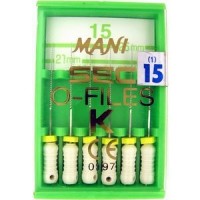 Sec-O Files, тип K 25mm ISO15 0325012M дрильборы атравматичсекие с закругленным концом ручны Mani