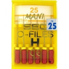 Sec-O Files, тип H 25mm ISO25 0335017M дрильборы атравматичеcкие с закругленным концом ручны Mani