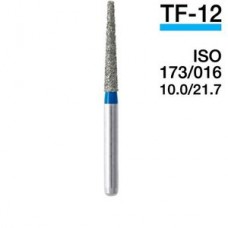 Mani TF-12 5 штук ISO 173/016 10.0/21.7 боры для турбинных наконечников алмазные, удлинненный кон