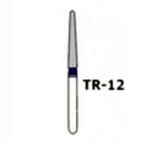 Mani A+ TR-12 5 штук ISO 180.199\018 боры для турбинных наконечников алмазные, конус с закруг концом