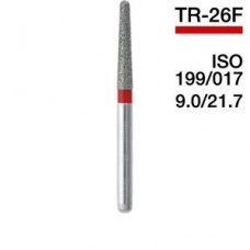 Mani TR-26F ISO 199/017 9.0/21.7 5 штук боры для турбинных наконечников алмазные, конус с закругл