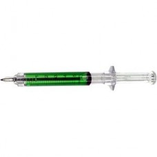Ручка шприц GREEN шариковая ручка Kawaiiю caneta ink thikness 1.00 mm BLUE INK TS-026