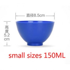 Чашка силиконовая 150 мл, Dark Blue Синяя Удобная силиконовая чашка для замешивания гипса и аль CHN