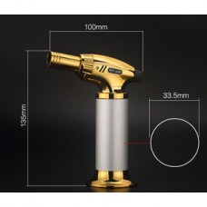 Micro torch Горелка газовая Burner gas GOLDEN COLOR 135 mm [ 100 mm - diam 33.5 mm AT600 CHN