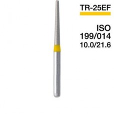 Mani TR-25EF ISO 199/014 10.0/21.6 5 штук боры для турбинных наконечников алмазные, кону