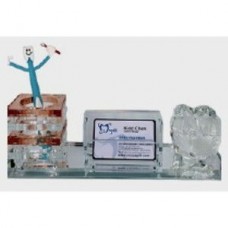 SJ-004-Y Набор хрустальных подставок для ручек и визитниц Crystal molar pen holder & card hold CHN