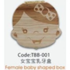 TBB-001 Зубная коробка в форме младенца-девочки Female baby shaped box CHN