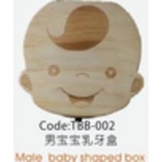 TBB-002 Зубная коробка в форме младенца-мальчика Male pabpy shaped box CHN