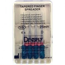 Dentsply Taper Finger spreader stainless 25mm D 4pcs/box (оригинал) ISO 35 (зеленые)