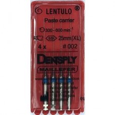 Dentsply Lentulo 25 мм ISO 2 blue каналонаполнители машинные для углового наконечника 4шт в 1