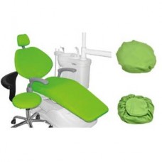 Чехол на стоматологическую установке  CHAIR COVER (Cushion+ pillow+back+dental chair cushion)  GREEN