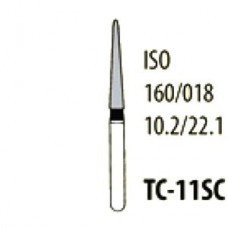 Mani TC-11SC 5 штук боры для турбинных наконечников алмазные, конус с заостренным к