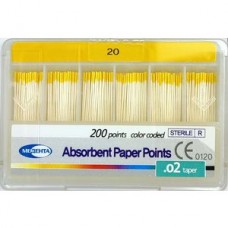Paper Point 02 ISO 20 Sises бум.палочки 200 Штук Medenta
