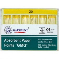 Paper point 02 ISO 20 200 штук в упаковке GAPADENT