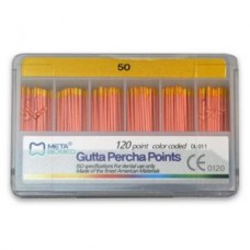 Gutta percha point 02 ISO 50 - 120 шт. гутаперчивые штифты Meta