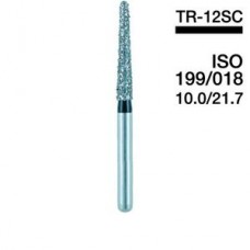 Mani TR-12SC ISO 199/018 10,0/21,7 5 штук боры для турбинных наконечников алмазные, кон