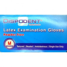 Перчатки латекс M Диспотрейд 2-го хлорирования Dispodent
