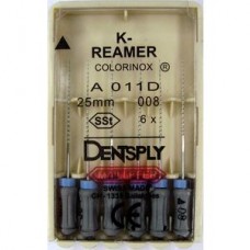 Dentsply K-reamer 25мм ISO 08 C+(НОРМА) (каналорасширители) (НОРМА)