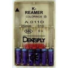 Dentsply K-reamer 25мм ISO 10 (НОРМА) (каналорасширители)