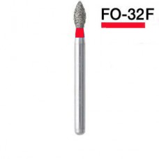 Mani FO-32F  ISO  5 штук боры для турбинных наконечников алмазные, пламевидный