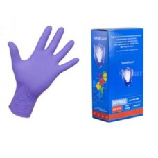 Перчатки нитр. 200 XS (POWDER-FREE) Фиолетовые LN303 Safe&Care Перчатки противоалергенн Semper Med