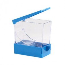 Диспенсер для ватных валиков Dispodent , пластик, выдвижной, голубой(Blue) Dispodent АРТ .602