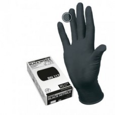 Перчатки нитрил, 100шт, Черные MANUAL BN117 L(8-9) Мануал BN117