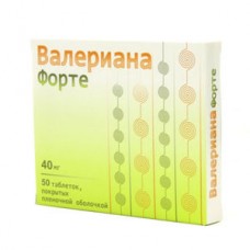 Валериана форте, таблетки 40 мг (50 шт) Озон