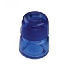 Стаканчик стеклянный для жидкости с притертой крышкой 604-003 цвет ГОЛУБОЙ Medicament Bo Diadent