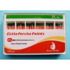 Gutta percha point 06 ISO 35 штифты гутаперчивые 60 шт Sure Endo
