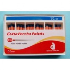 Gutta percha point 06 ISO 30 штифты гутаперчивые 60 шт Sure Endo