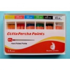 Gutta percha point 06 ISO 20-45 штифты гутаперчивые 60 штSure Endo