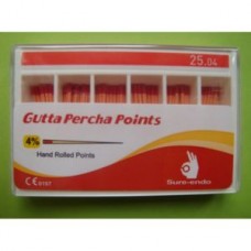 Gutta percha point 04 ISO 25 штифты гутаперчивые 120шт Sure Endo