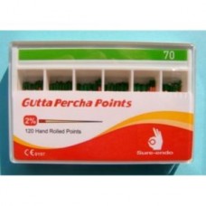 Gutta percha point 02 ISO 70 штифты гутаперчивые 120штSure Endo