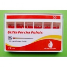 Gutta percha point 02 ISO 55 штифты гутаперчивые 120штSure Endo