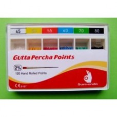 Gutta percha point 02 ISO 45-80 штифты гутаперчивые 120штSure Endo