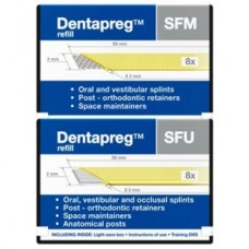 Шинирующая лента Dentapreg SFU 0,3x2,0мм 5 см длин ADM Чехия системы для шинирования и протезиров