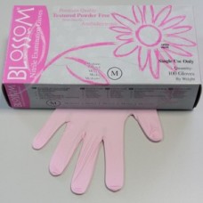 Перчатки РОЗОВЫЕ нитрил.текстур. L Slim pink Blossom
