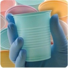 Plastic cups 100шт цветныепластиковые стаканы 40мл, различные цвета, 100 штук 0520350Пр п Crosstex