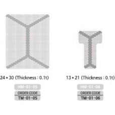Micro Titanium Core Mesh, Hole Diam. 0.36, 13 x 21, Thickness 0.1t, TM-01-06 MCT implant