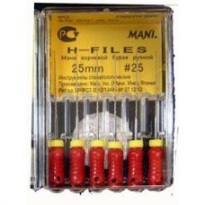 Mani H-file 25мм ISO 15 (оригинал)