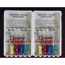 Dentsply Taper Finger spreader Ni-Ti 25mm ISO 15-40 4pcs box A+ (оригинал)